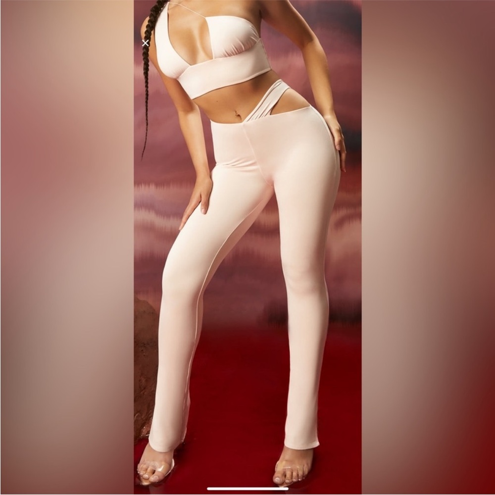 Ohpolly Light Pink Flare pants 2